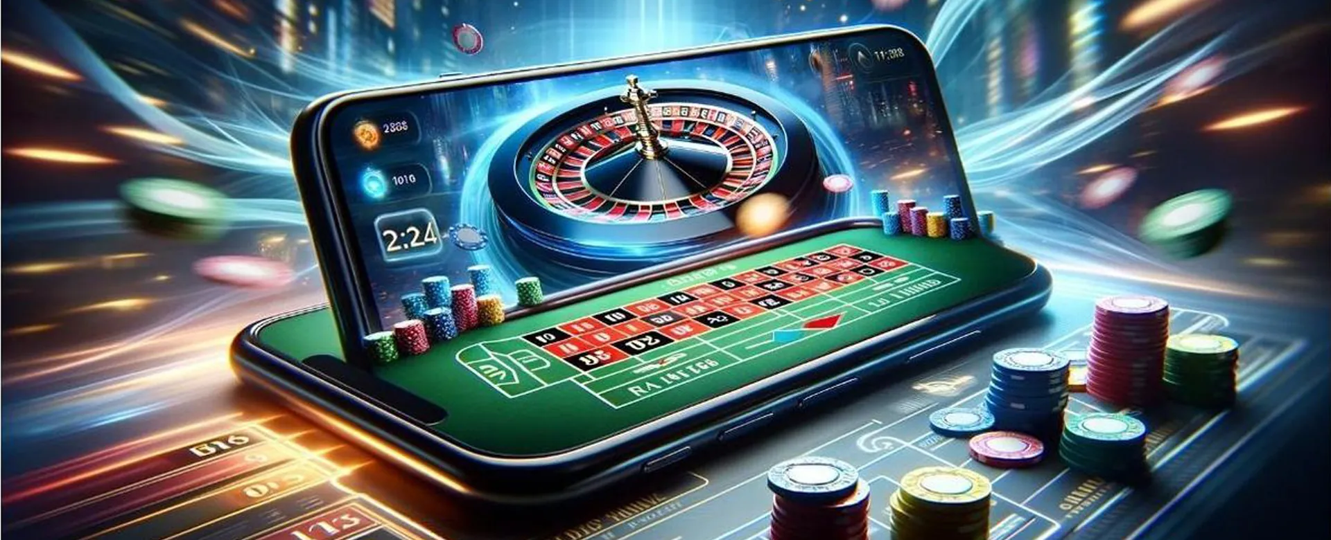 Playtime Rewards Program hero image showing vibrant online casino elements and a smiling gamer with rewards